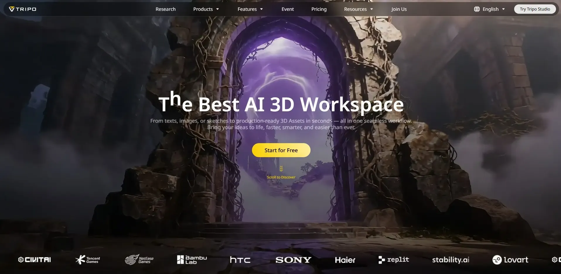 Tripo 3D AI