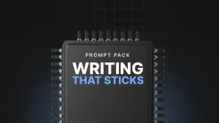 Writing That Sticks - Prompts