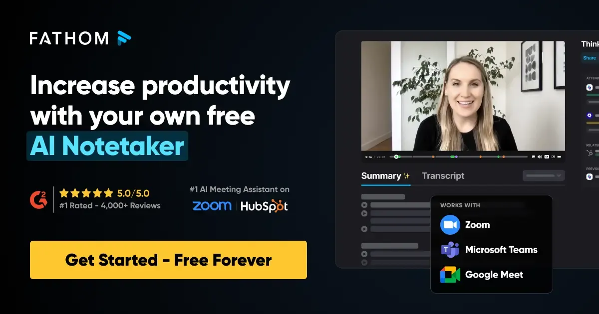 Fathom AI Notetaker