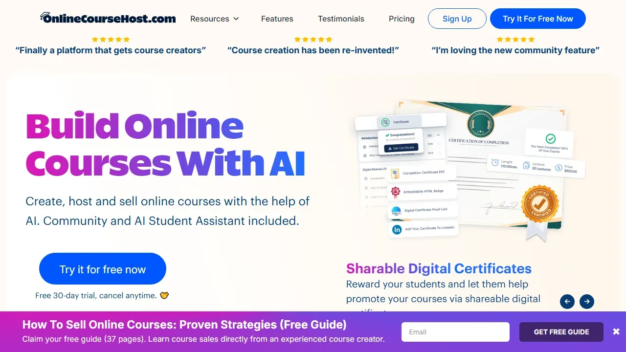 Online Course Host