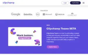 clipchamp screenshot