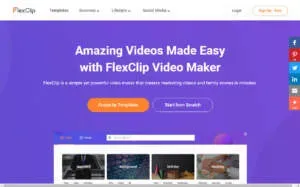 flexclip screenshot