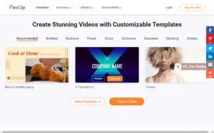 flexclip screenshot