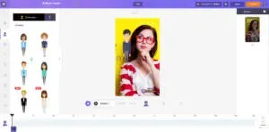 Animaker interface screenshot