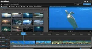 Screenshot of wevideo dashboard
